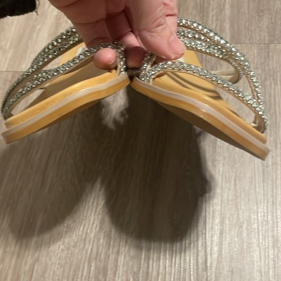 Steve Madden Women’s Spice Bling Slides Size 8 Sequins Costal Cowgirl Bohemian - Picture 8 of 15